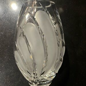 Tiffany & Co retired Elegant Frosted Glass Vase